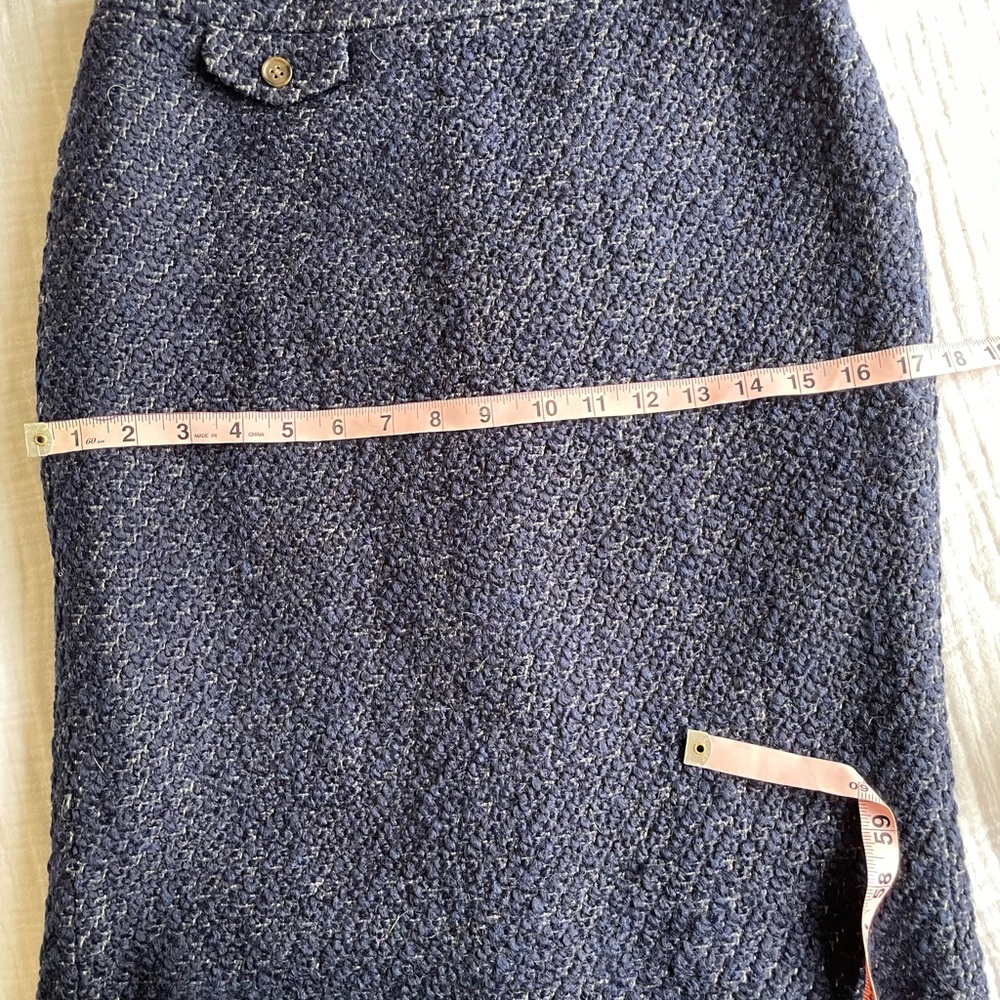 J. Crew Navy Tweed No. 2 Pencil Skirt - Picture 9 of 11